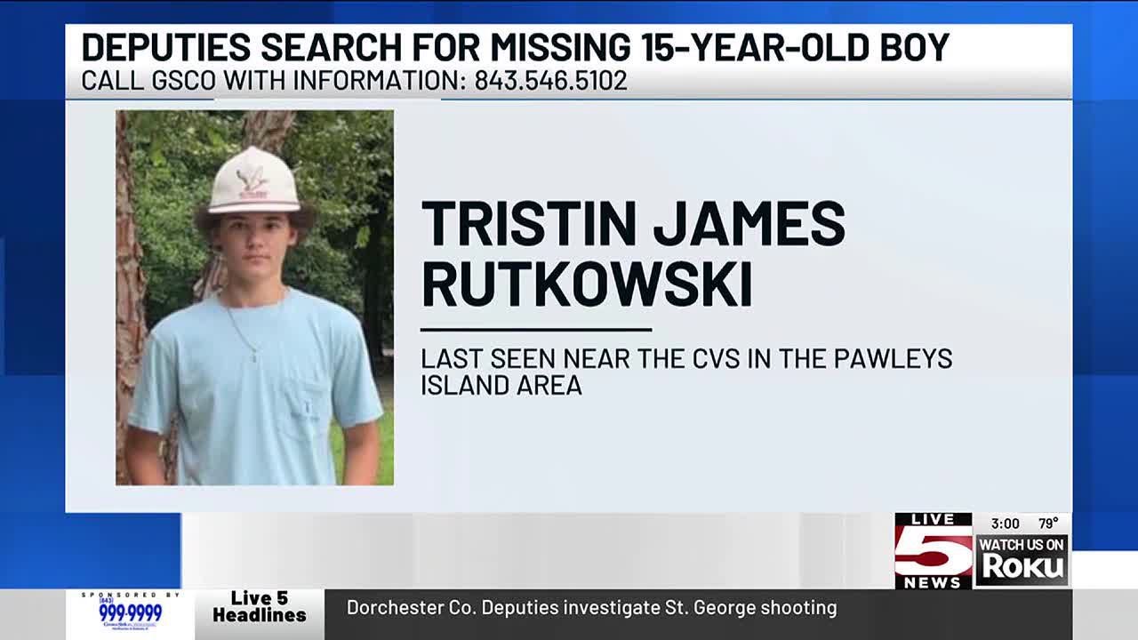 VIDEO: Deputies search for missing 15-year-old Georgetown Co. boy - YouTube