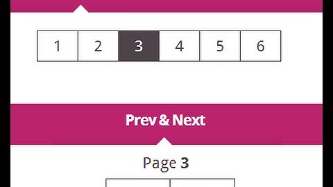 pagination next and previous in PHP تعدد الصفحات (التالي - السابق )