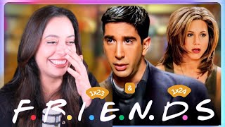 First Tears 😭 FRIENDS (1994) Season 1 Episodes 1x23 & 1x24 | First time watching |Reaction