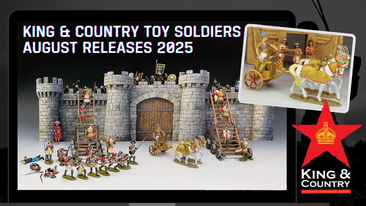 King & Country Toy Soldiers August's Releases - 2025 - YouTube
