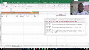 #2 - FONCTIONS EXCEL - GAUCHE, DROITE & CONCATENER