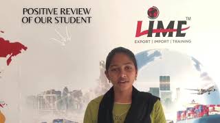 Student Feedback On Export Import Training At Lime Institute
