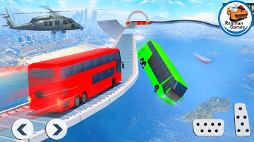 Impossible Bus Stunt Driving 2020 - Mega Ramp Racing Driving Simulator - Android GamePlay