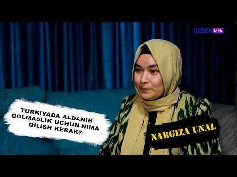 Слушать песню “24 SOAT ISH, HAFTADA BIR KUN DAM BO'LARDI” — TURKIYADA YASHAYOTGAN NARGIZA UNAL BILAN SUHBAT