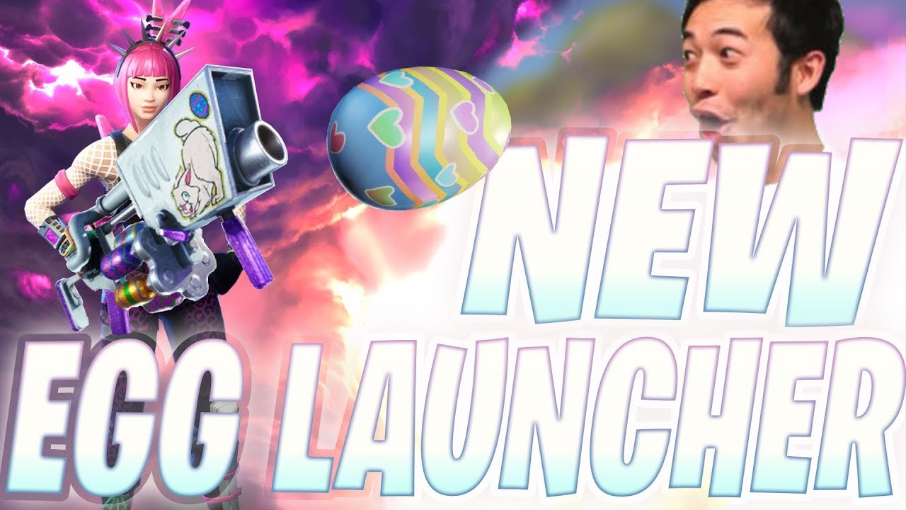NEW EGG LAUNCHER GAMEPLAY | FORTNITE EASTER UPDATE (Fortnite Battle Royale)