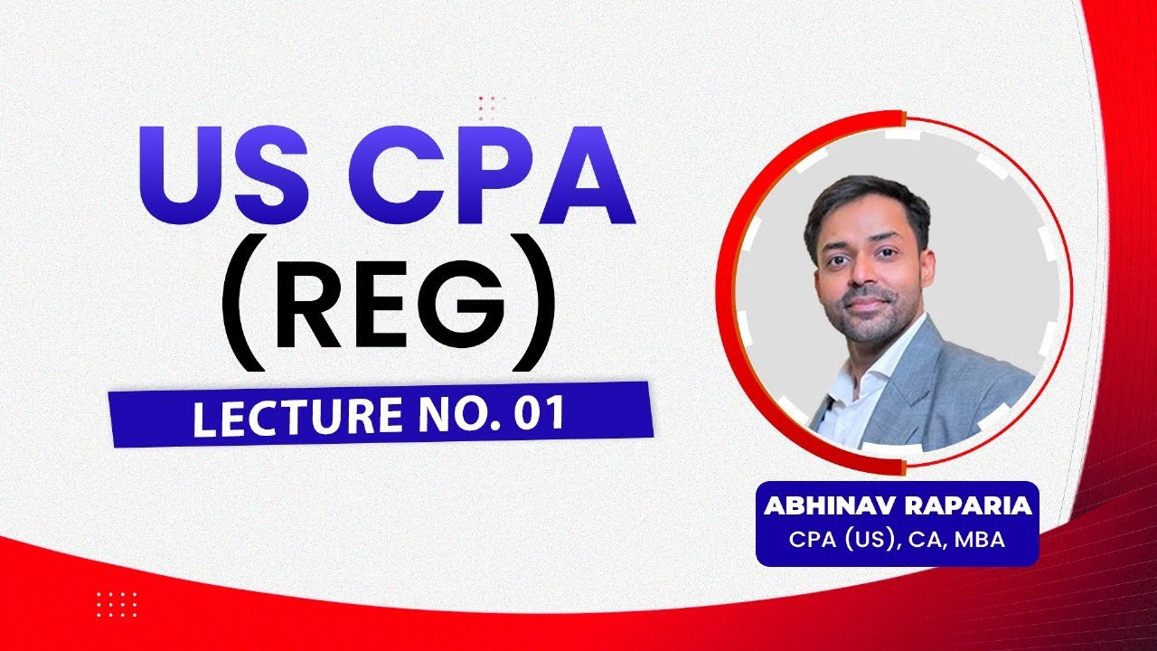語学・辞書・学習参考書 TAC USCPA Regulation US CPA - Regulation (REG) lecture no.1 by Abhinav Raparia