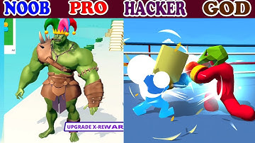 NOOB vs GOD in Muscle Rush vs Blob N Giant Gameplay - PikaName