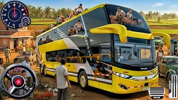 New Mountain Climb Bus Driving 2026 - Indian Offroad Bus Simulator 3D - Bus Game Andriod Gameplay