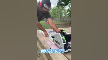 Thumbnail of Can the track saw cut as accurately as a table saw? #woodworkingprojects #tablesaw