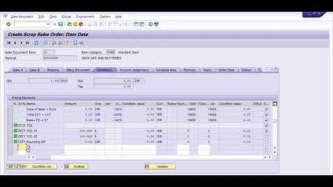 How to Create Sales Order for a Customer in SAP SD II Scrap Sales Order in SAP,VA01,VA02, VA03..