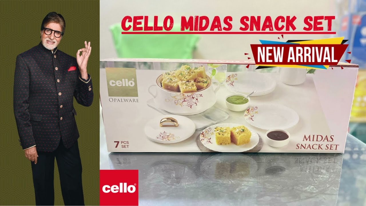 CELLO MIDAS PREMIUM SNACK SET| NEW ARRIVAL 
