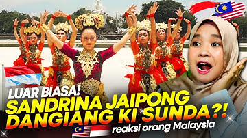 🇮🇩 BIKIN KAGUM!! SANDRINA JAIPONG DANGIANG KI SUNDA!! BENAR2 UNIK!! || 🇲🇾 REACTION