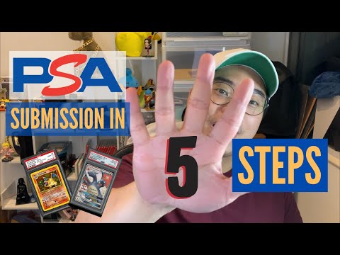 *HOW* TO SUBMIT Pokemon cards to PSA for grading in 5 simple steps!