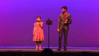 Medha singing Mere Dholna with Arjun Adapalli