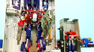 트랜스포머 옵티머스프라임 콘보이트럭 컨테이너기지Transformers OptimusPrime Containerbase변신 자동차장난감동영상 CarToys Transformation