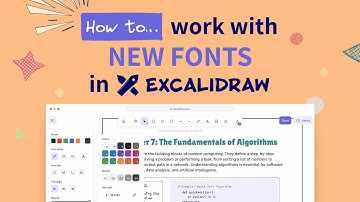 💡 How to work with NEW FONTS in Excalidraw 👀 | TUTORIAL #12