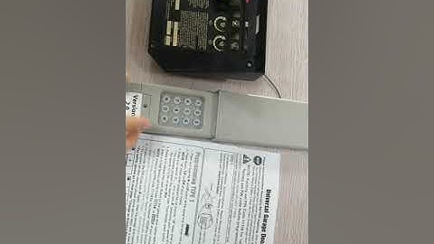 Universal garage door keypad JP-LT work with Chamberlain Green learn button & Change PIN code