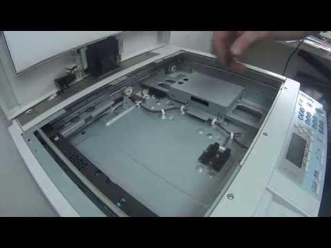 How to clean the scanner RICOH Aficio MP1600 MP2000 2015 2016 2020 1015
