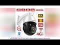 Outdoor IP Camera 8MP 5MP 4G Sim Card WIFI POE AI Auto Tracking 30X Zoom PTZ Speed Dome Two Way Audi