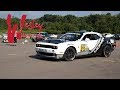 Smoking Track Cars in a Stock Scat Pack