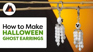 How to Make Cute DIY Ghost Earrings