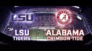 SEC on CBS intro | 14 LSU @ 8 Alabama | 11/4/23