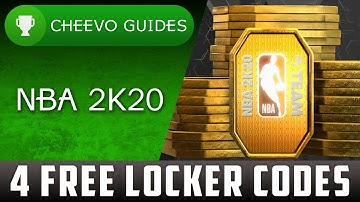 NBA 2K20 - 4 FREE LOCKER CODES