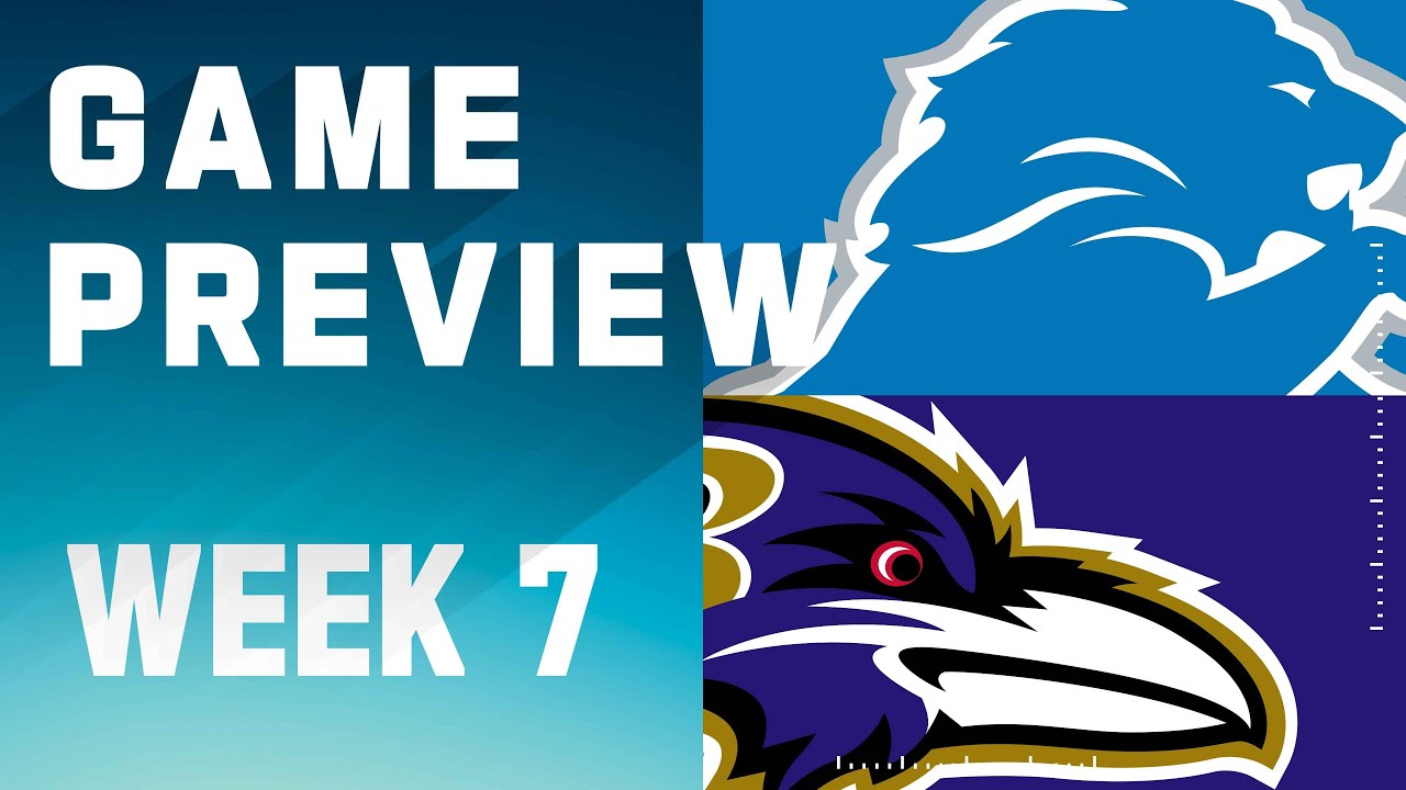 Detroit Lions Vs Baltimore Ravens 2023 Week 7 Game Preview YouTube Detroit lions vs baltimore ravens 2023 week 7 game preview youtube