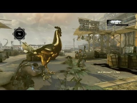 Gears of War 3 - Lambent Chicken Easter Egg