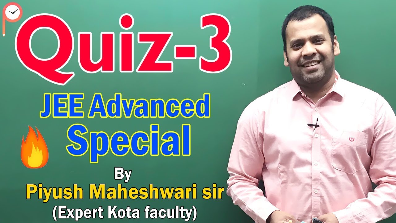 Quiz 3 - Inorganic Chemistry - JEE Advanced | AIIMS
