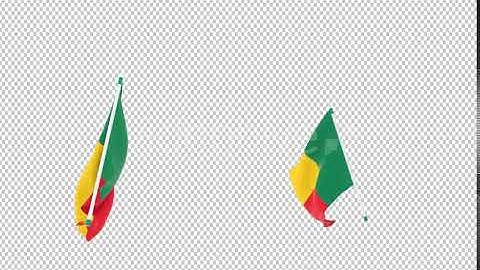 Flag Transition - Benin | Motion Graphics - Envato elements