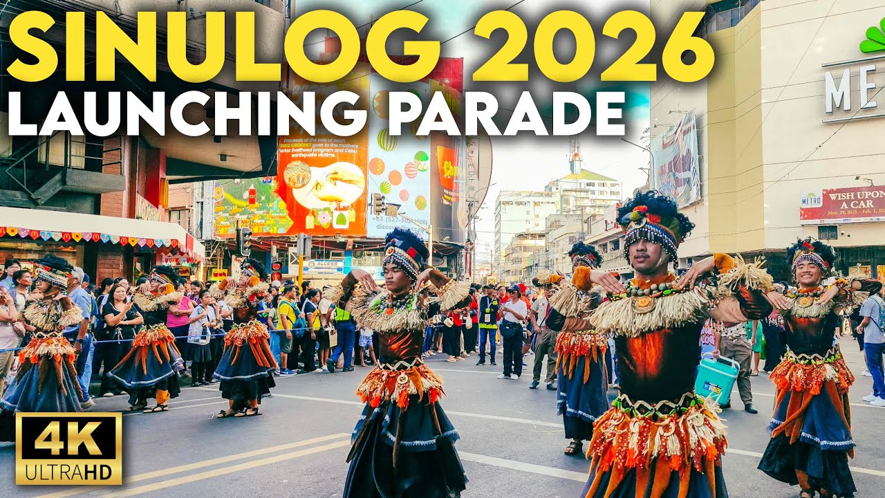 Kickoff Of The GRANDEST FESTIVAL Of The Country 🇵🇭 [4K] Sinulog 2026 Cebu Philippines Walking Tour