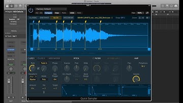 Logic Pro X 10.5 Sampler and Quick Sampler Tutorial | Splicing Audio Across Multiple Notes