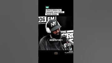 Don’t Listen to People You can’t Learn from‼️