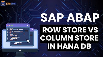 60. Row Store vs Column Store in HANA DB, Which store is preferred by SAP HANA ?