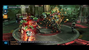 Doom raid 2.2 - skill node 1 - 1shot - marvel strike force - msf