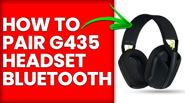 How To Pair G435 Headset Bluetooth (How To Connect G435 Headset Bluetooth)