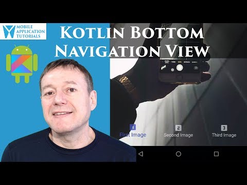 Kotlin BottomNagivationView Android development tutorial