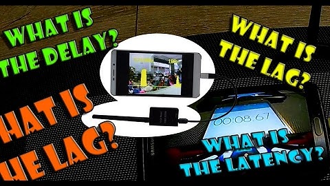 5.8G 32CH OTG FPV Receiver DELAY OR LATENCY TEST!