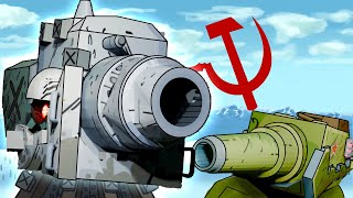 I AM THE SOVIET KARL-44 - IT'S TIME TO TELL EVERYONE! - Cartoons about tanks