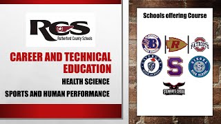RC Schools CTE Career Pathway - Sports and Human Services