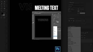 Melting text effect. tutorials found in insta pt 5 #editing