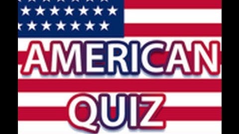 All American Quiz - Level 21-30 Answers