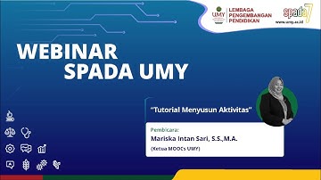 Tutorial MyKlass UMY: Menyusun Aktivitas | Mariska Intan Sari, S.S., M.A.