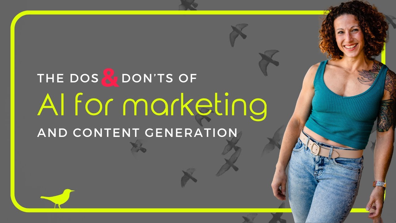 The Dos & Don'ts of AI for Marketing & Content Generation - YouTube
