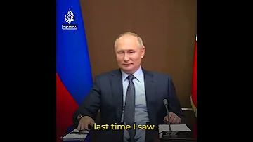 Watch the start of Biden and Putin’s video call | AJ #shorts
