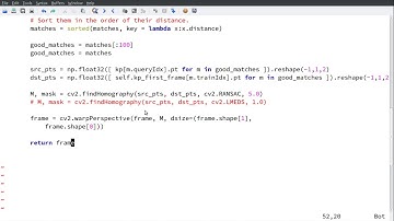 Estimating motion and the video stabilizer implementation