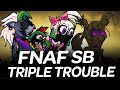 Triple Trouble but FNAF Security Breach characters sing it | Friday Night Funkin'