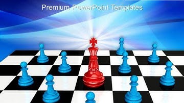 chess king game powerpoint templates and powerpoint themes 0712 pptx