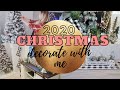 CHRISTMAS DECORATE WITH ME / CHRISTMAS DECOR HAUL / NEUTRAL WHITE FARMHOUSE 2020 / BROOKE H